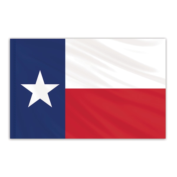 Texas Indoor Sewn Nylon Flag 3'x5'